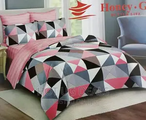 10pc 6*6duvet With 2curtains,4pillowcase, 2bedsheet, Slipper
