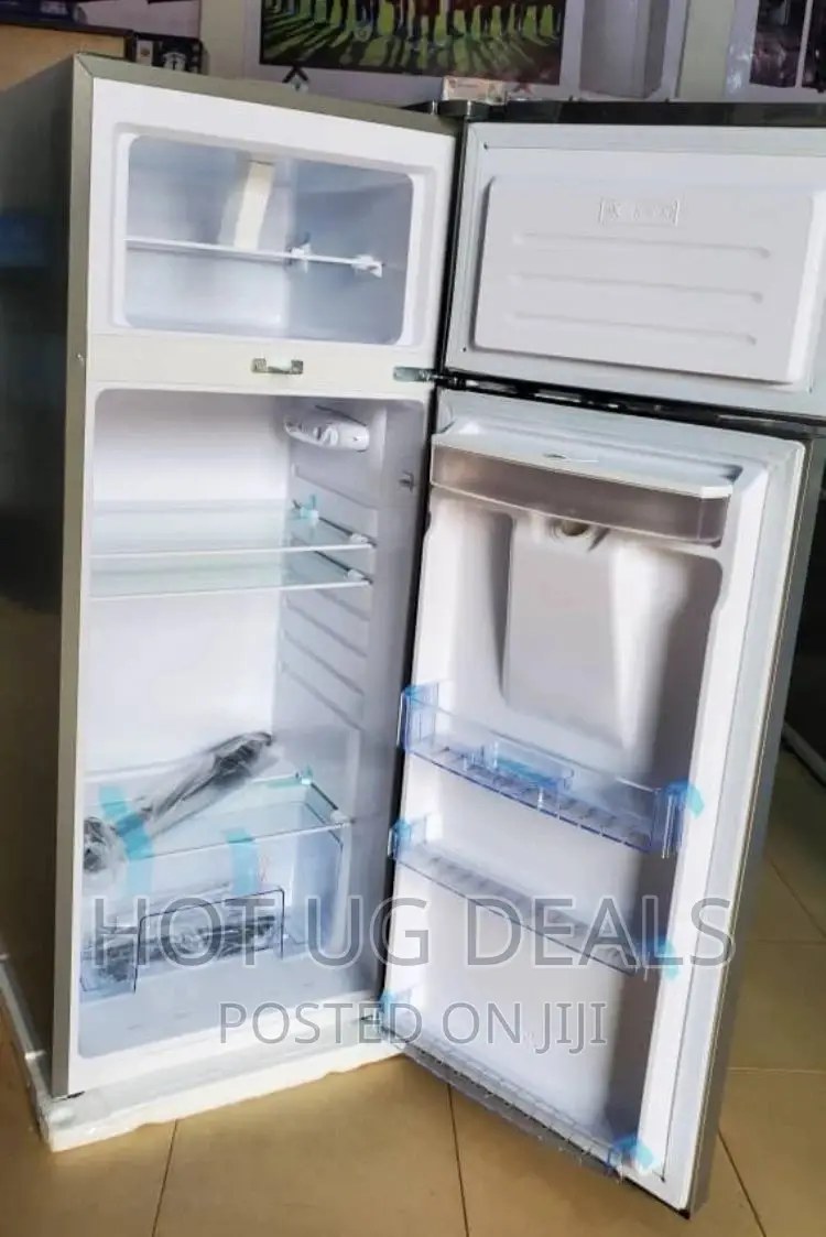 276L Double Door Fridge With Dispenser- Silver