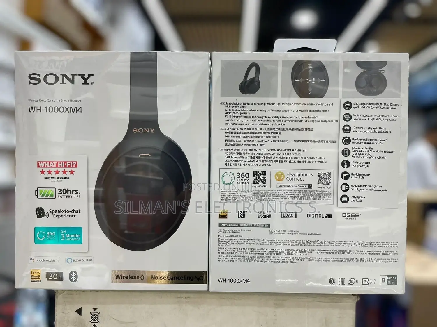 Sony Wh-1000xm4 Wireless Headphones