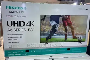 58" Ultra Hd Smart With Inbuilt Wi-fi- Black