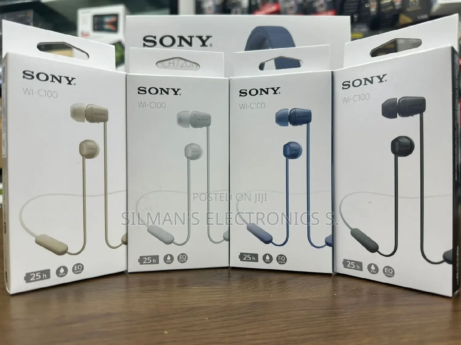 SONY Wi-C100 Bluetooth Neckband Earphones