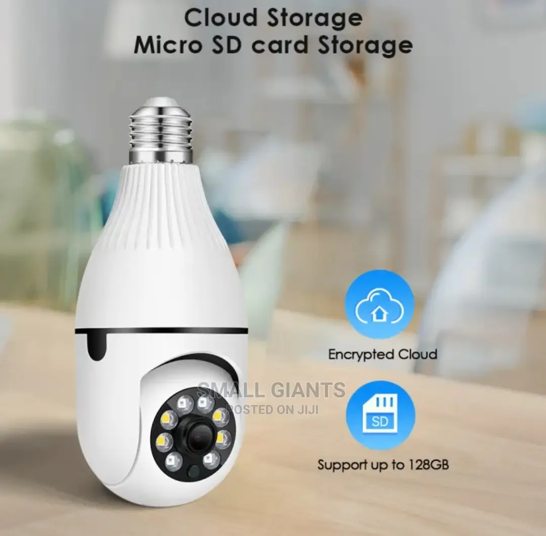 1080P HD 360° Security Wifi Camera, E27 Bulb Camera