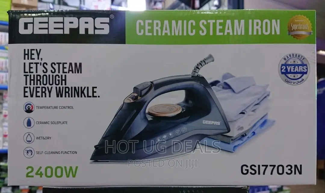 Geepas Professional Steam Iron- Blue