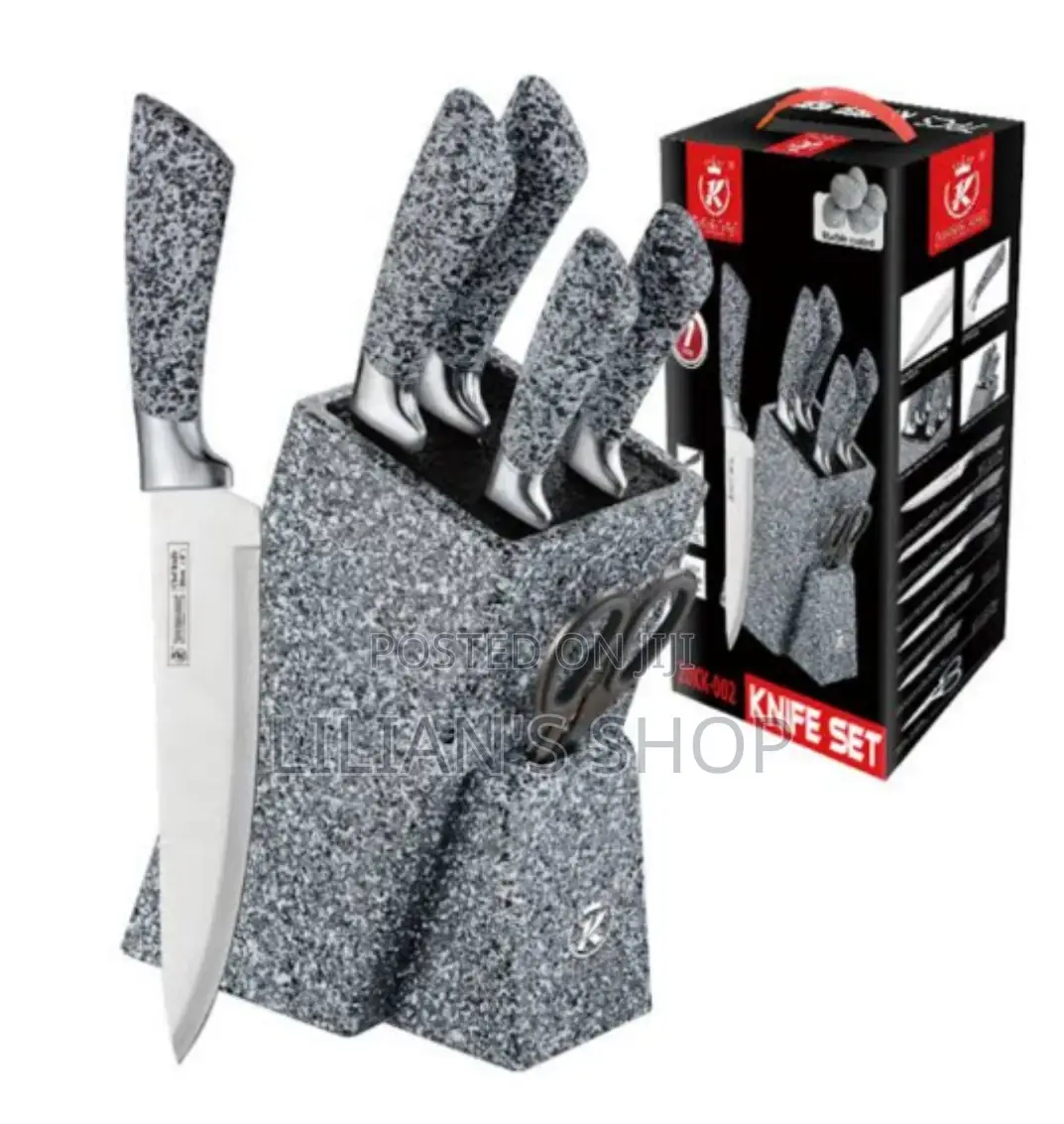 Kitchen King 7pcs Marble Knife Set