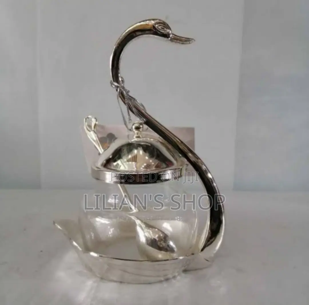 Swan Sugar Dish Salt and Pepper Bottle Bowl