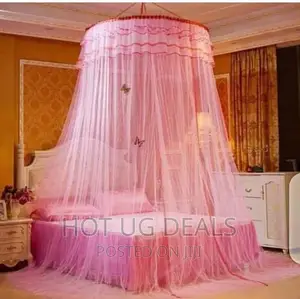 5by 6 Round Top Mosquito Net- Pink Top Design May Vary
