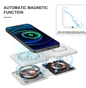 2in1 15w Magnetic Duo Wireless Charger for iPhone and Airpod