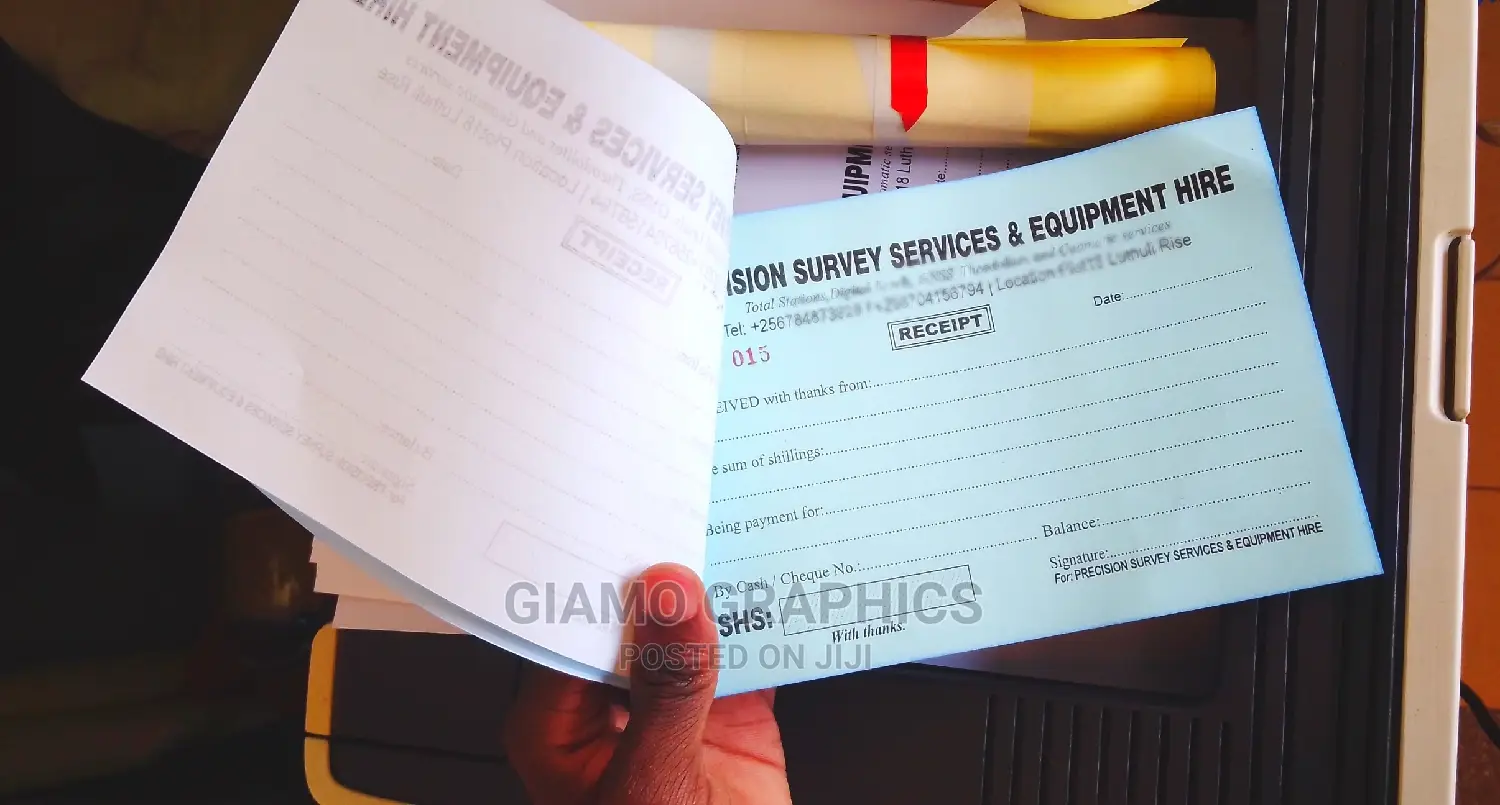 Self-Carbonised Receipt Book A5