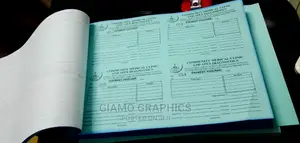4 on 1 Receipt Books ( A6)