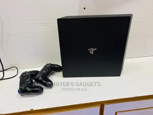 Sony Playstation 4 Pro 1tb Internal Storage With 2 Game Cont