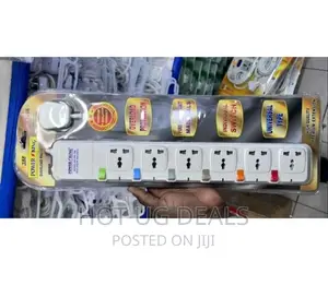 Powerking 6way Heavyduty Extension Cable Overload Protection