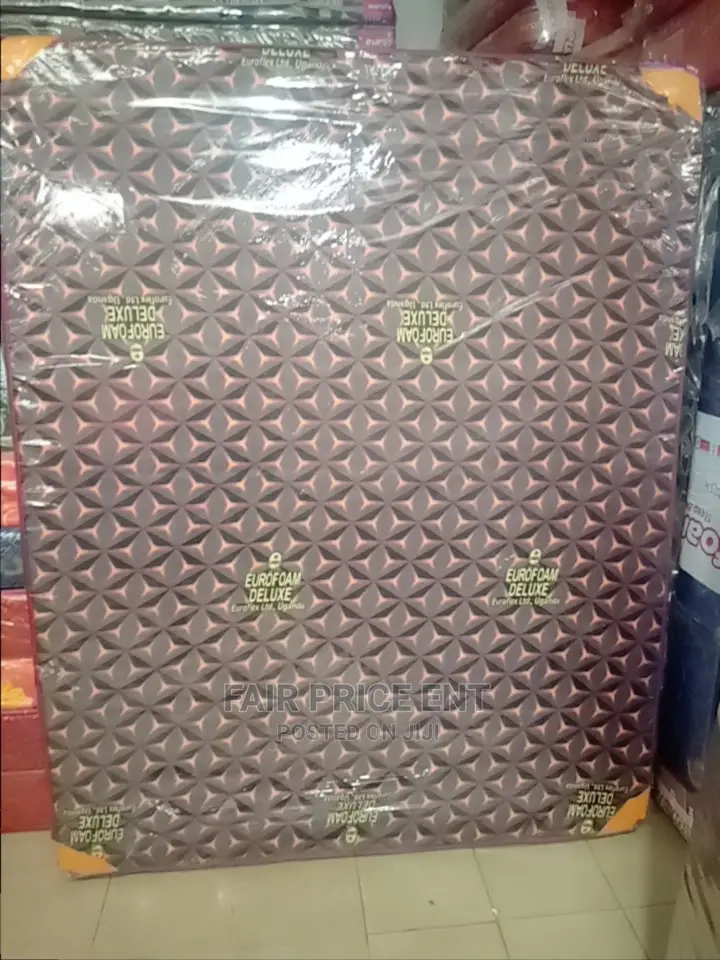 Mattress 5*6 in 6 Inches Super Deluxe Eurofoam(Purple)