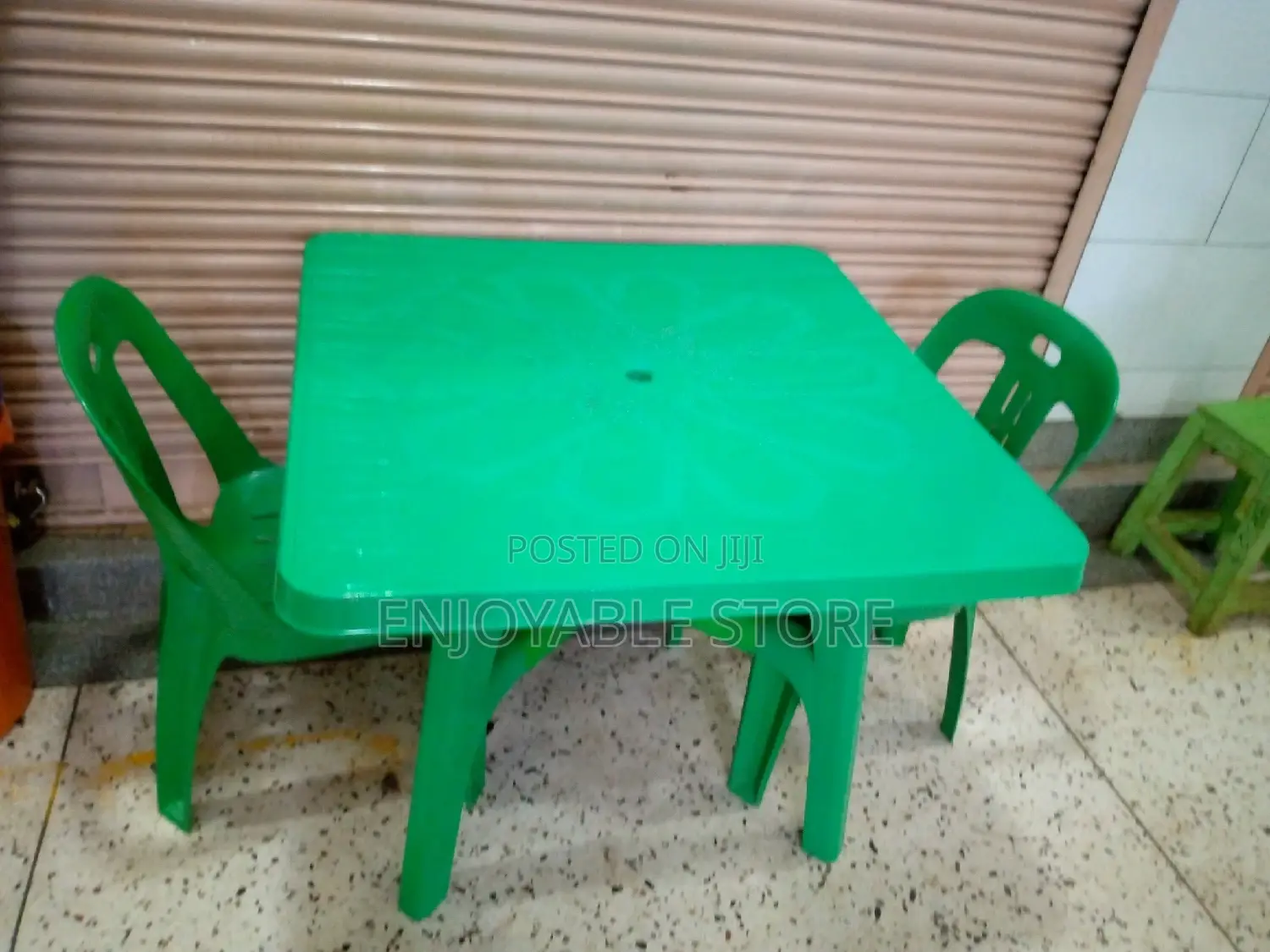 Plastic Chairs Table Set(2 N1)