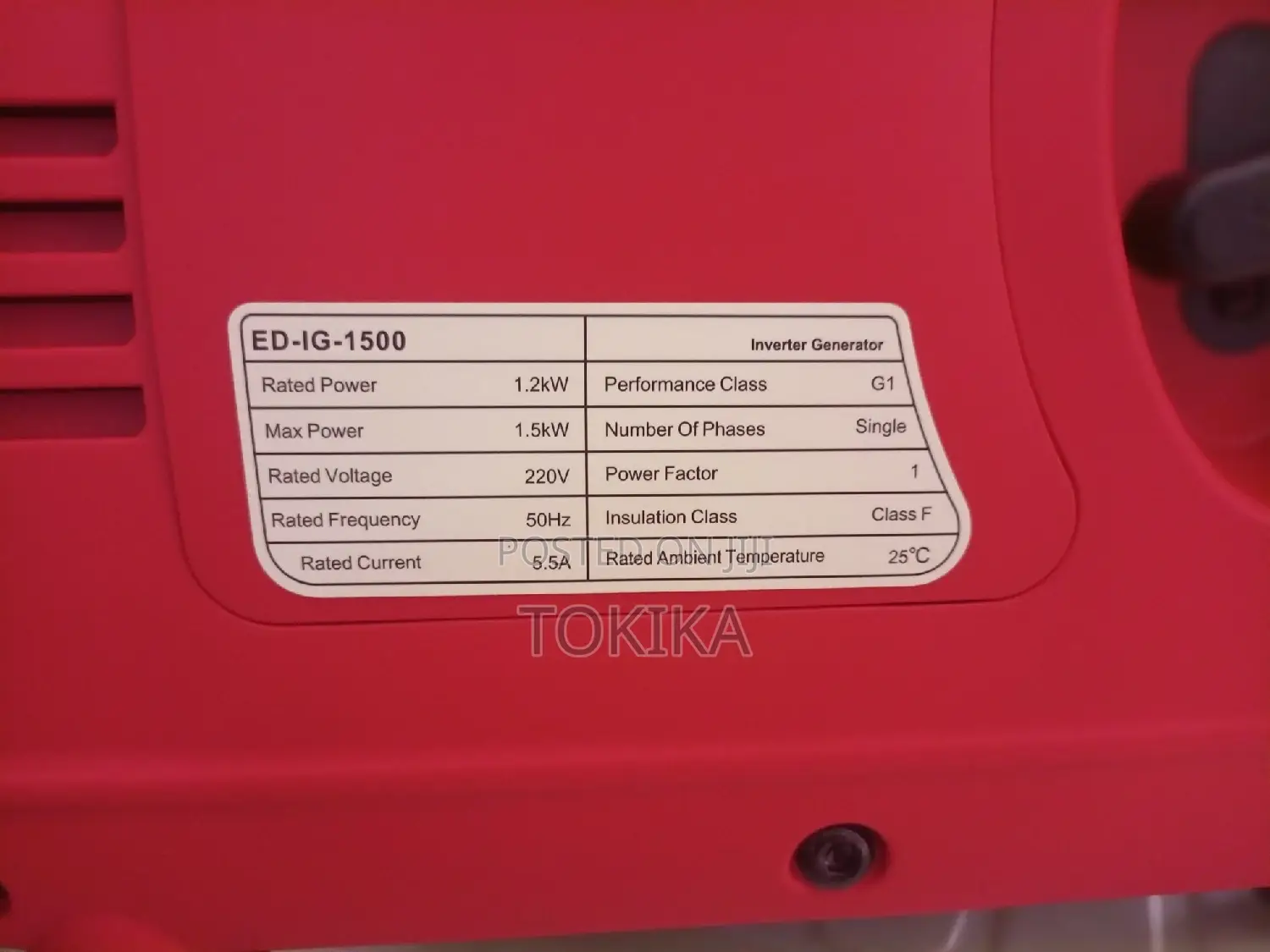 Edon Silent Generator 1.5kva