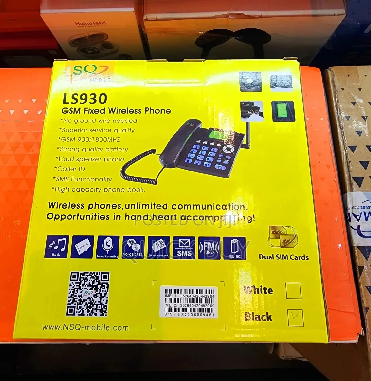 SQ Duo Sim Landline Phone