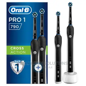 ORAL-B by Braun Pro 1 Cross Action Black Electric Toothbrush