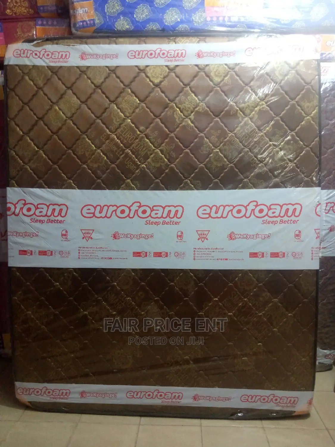 Eurofoam Mattress 5*6 in 8iches (Brown)