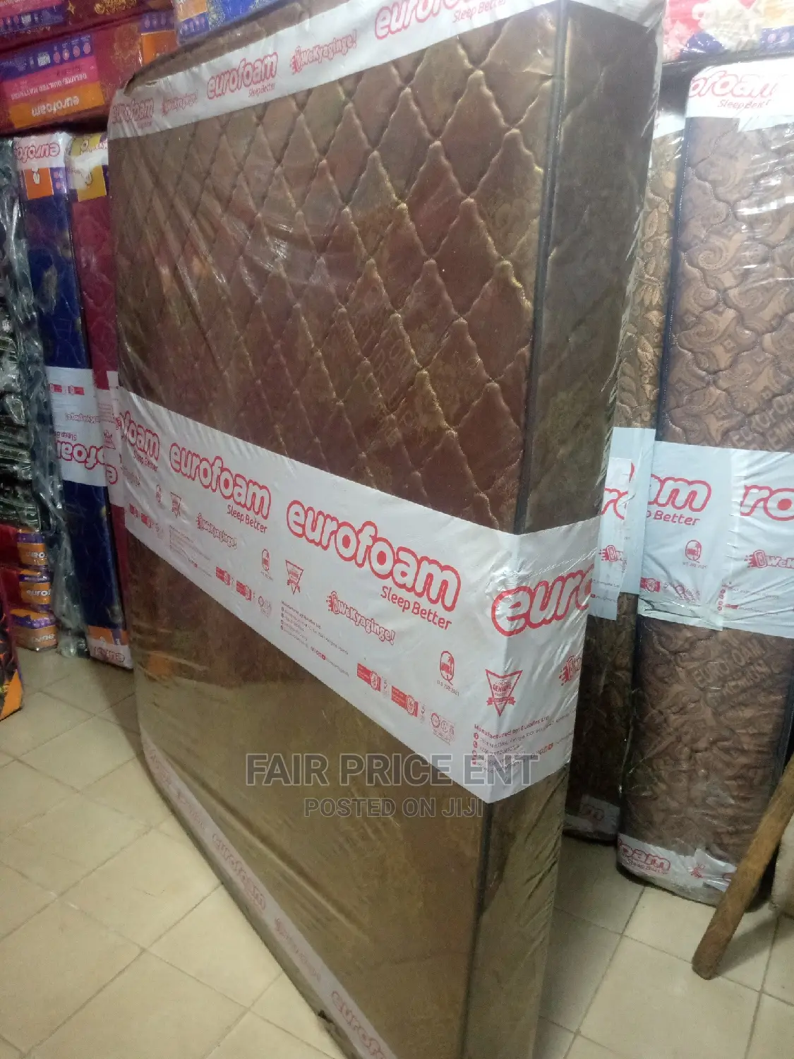 Mattress by Eurofoam 5*6 in 6inches(Brown)
