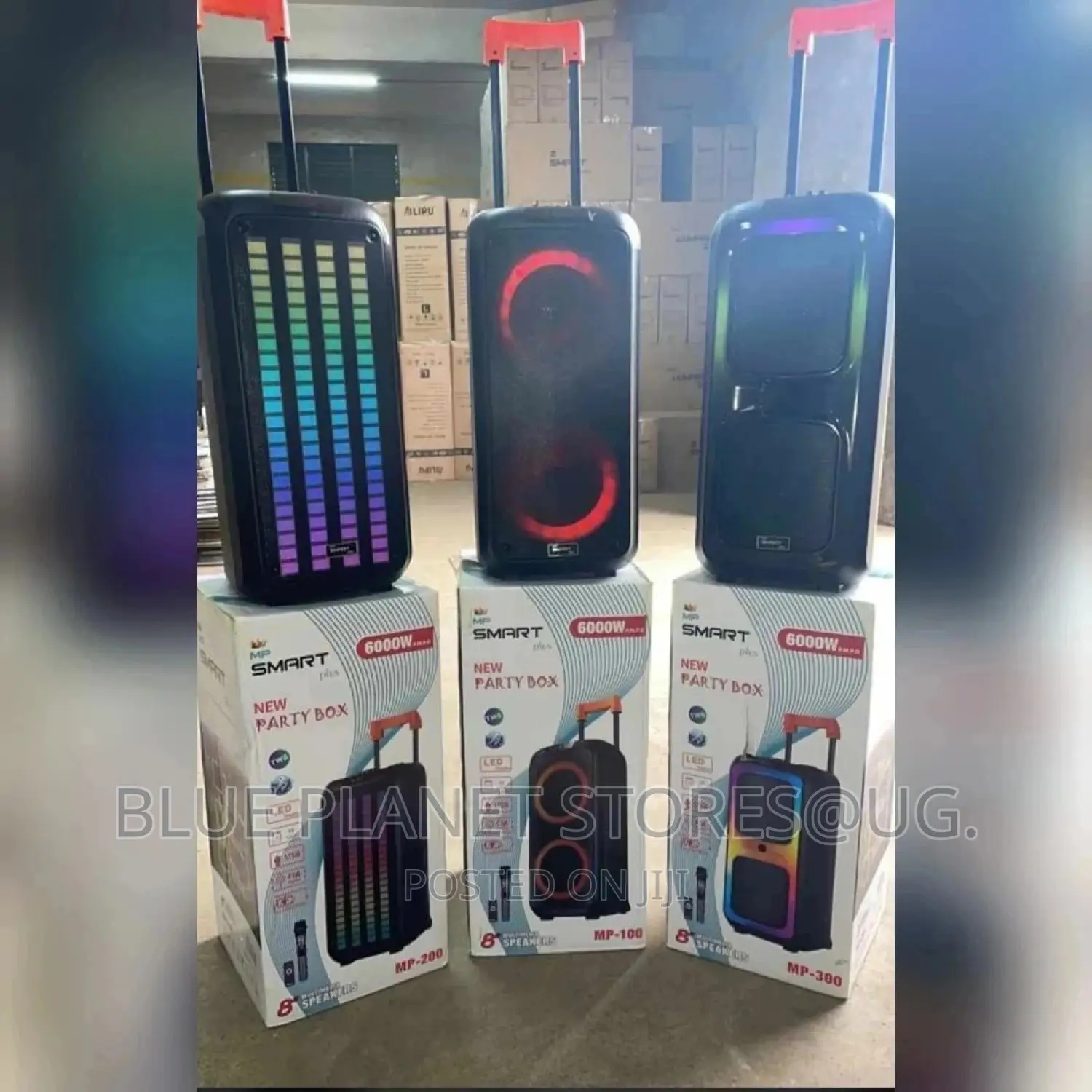 SMARTPLUS (6000w) Party Box Speaker ["8" Inbuilt Speakers]