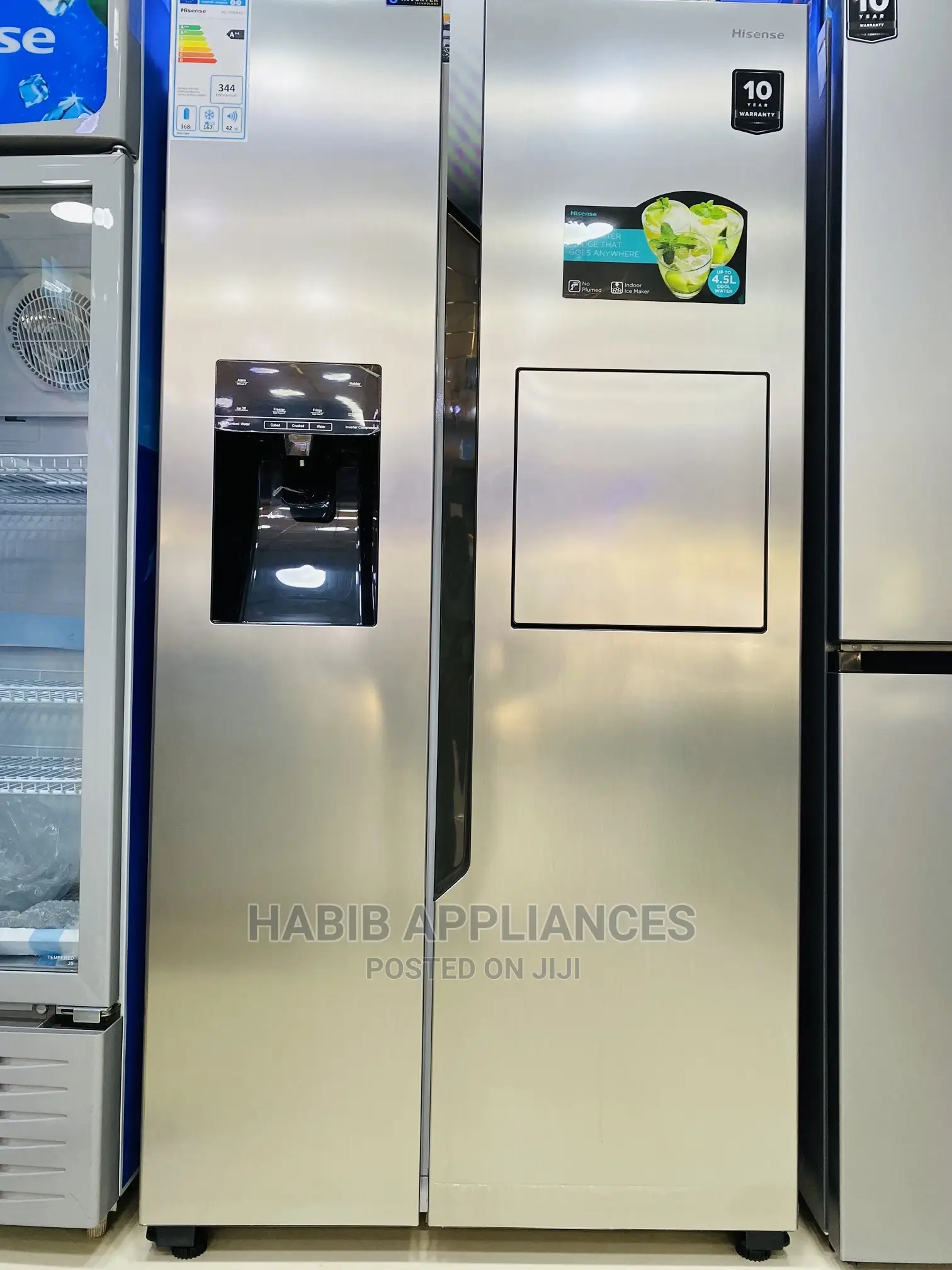 Hisense Side by Side With Dispenser and Ice Maker 700L in Central