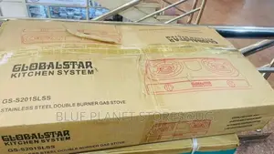 GLOBALSTAR Double Gas Stove // Ceramic Glass // GS-G201SLSS.