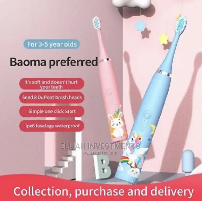 Children/Kids Electronic Ultrasonic Toothbrush