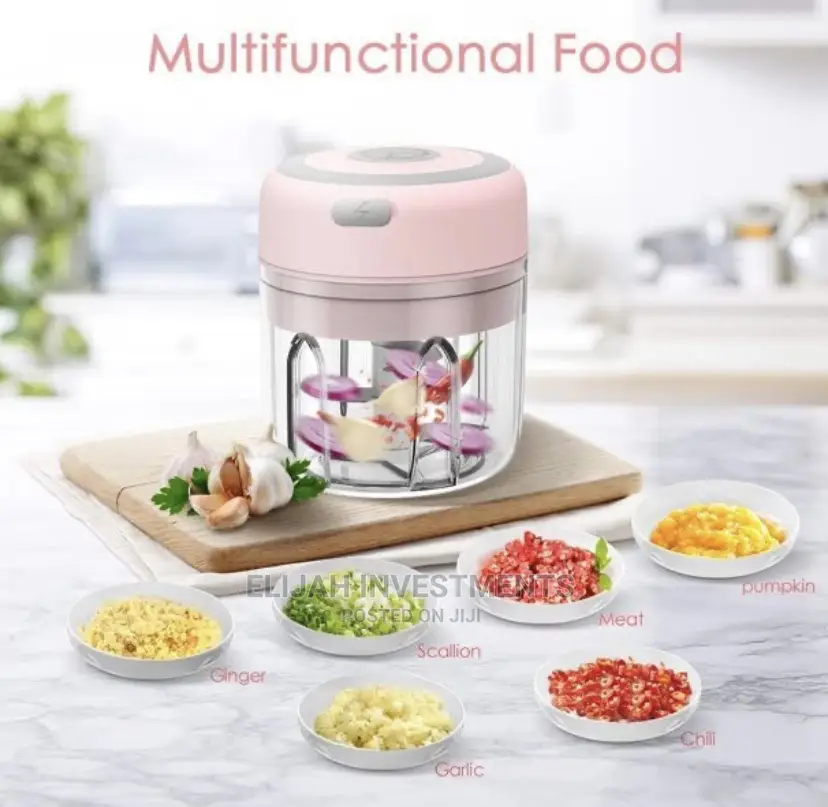 Cordless Min Electric Rechargeable Food Chopper