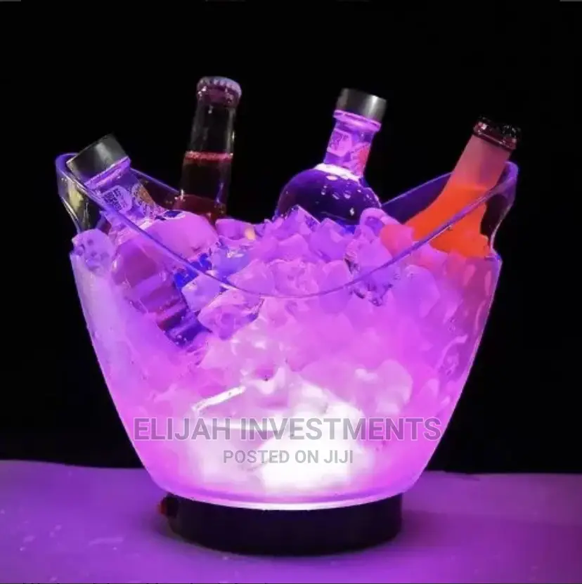 8L Ice Bucket With LED Light