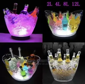 8L Ice Bucket With LED Light