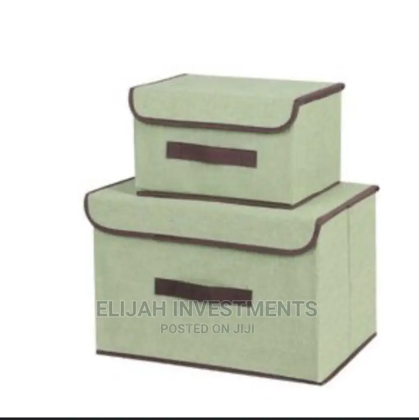 2pcs Fabric Storage Boxes