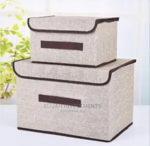 2pcs Fabric Storage Boxes