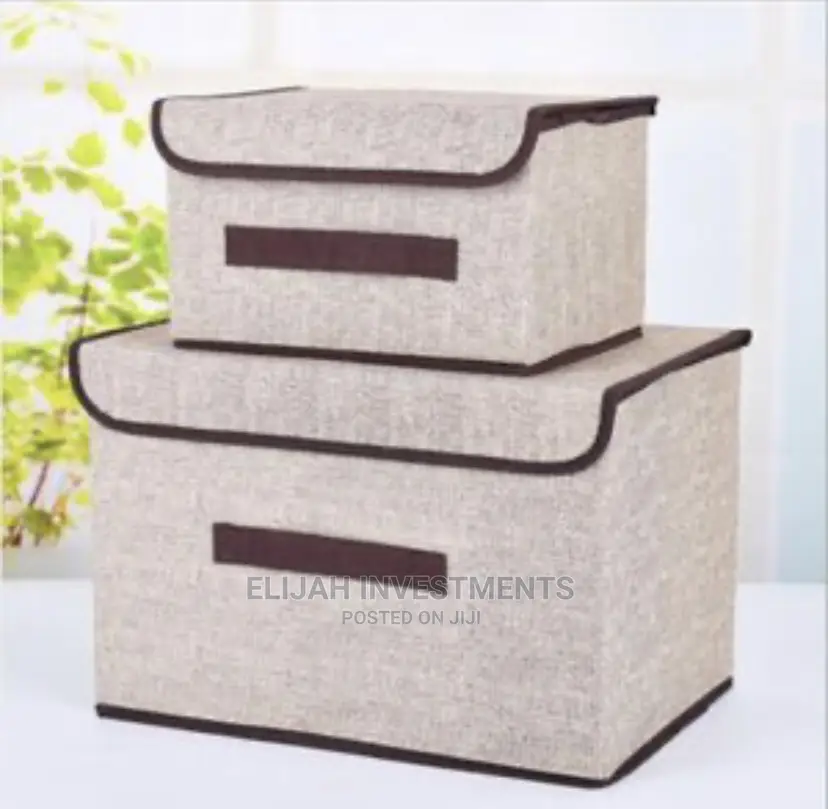2pcs Fabric Storage Boxes