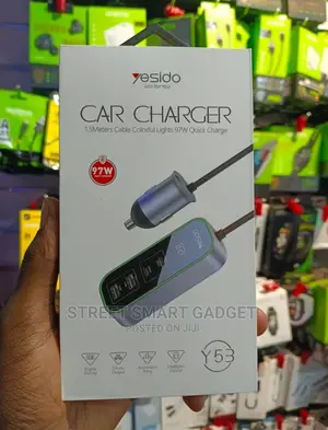 YESIDO 97watts Car Charger (Y53)