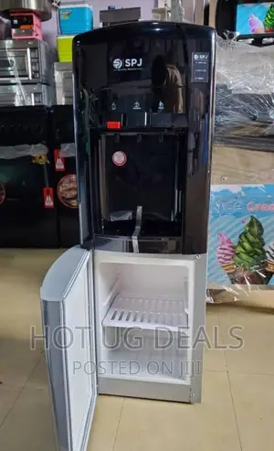 Water Dispenser With Cabinet [Storage Compartment] -Silver