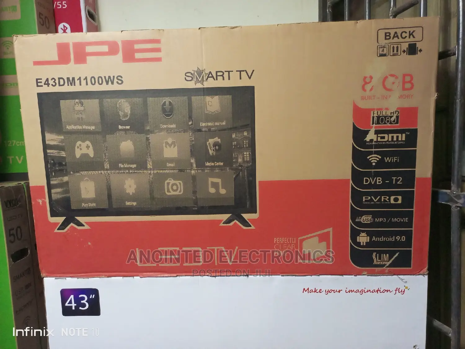 JPE 32" Flameless Tv