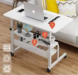 White Strong Laptop Table