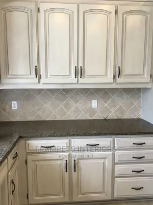 Wooden Vanished Kitchen Cabinets