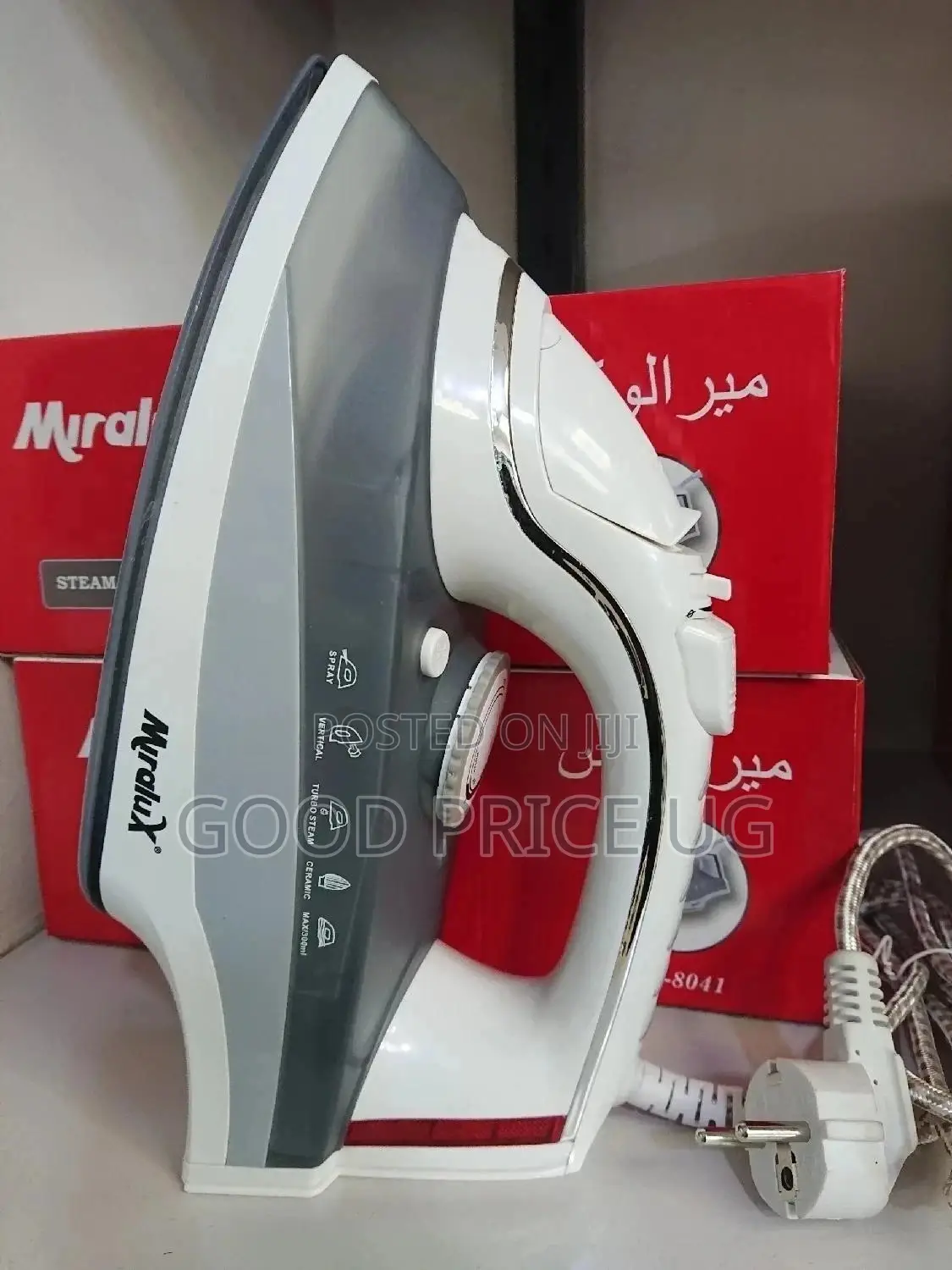 Myralux Quality Steam Iron With 2 Years Warranty.