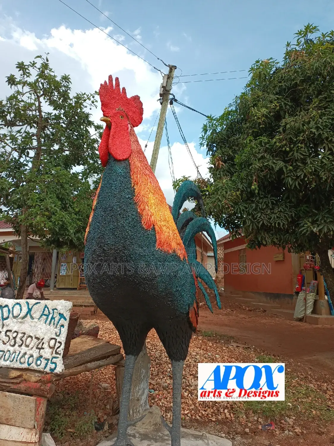 Cock Sculpture