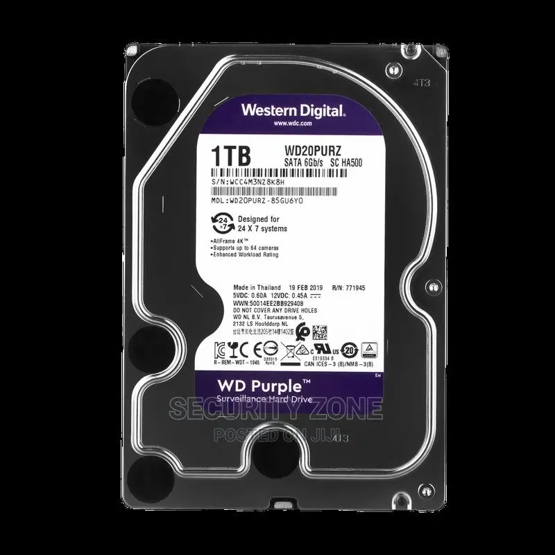 Hard Disk Wd Purple 1tb