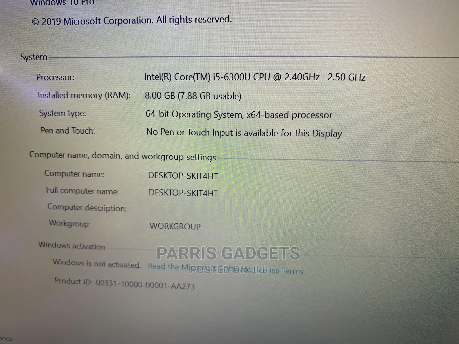 New Laptop HP EliteBook 840 G3 8GB Intel Core i5 SSD 256GB