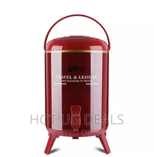 9.5l Water Tea Hot And Cold Thermo Flask - Red
