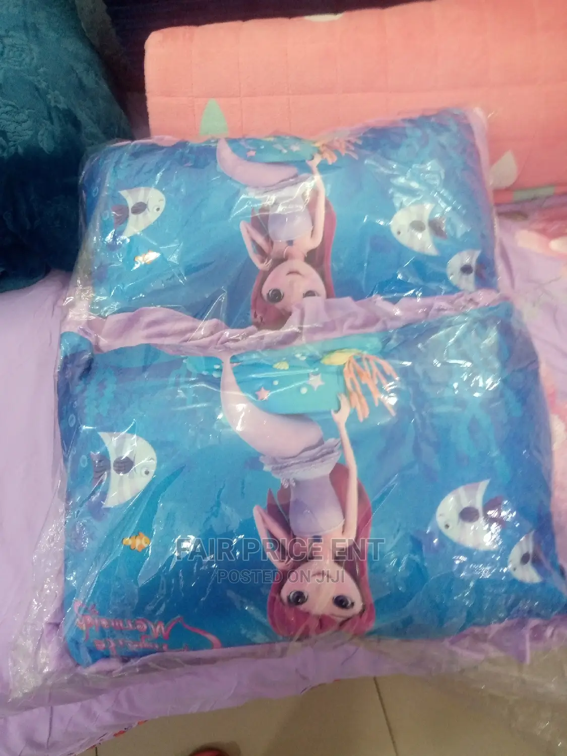Air Pressure Baby Pillows Pair ( Blue)