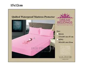 Waterproof Mattress Protector 5*6( Pink)