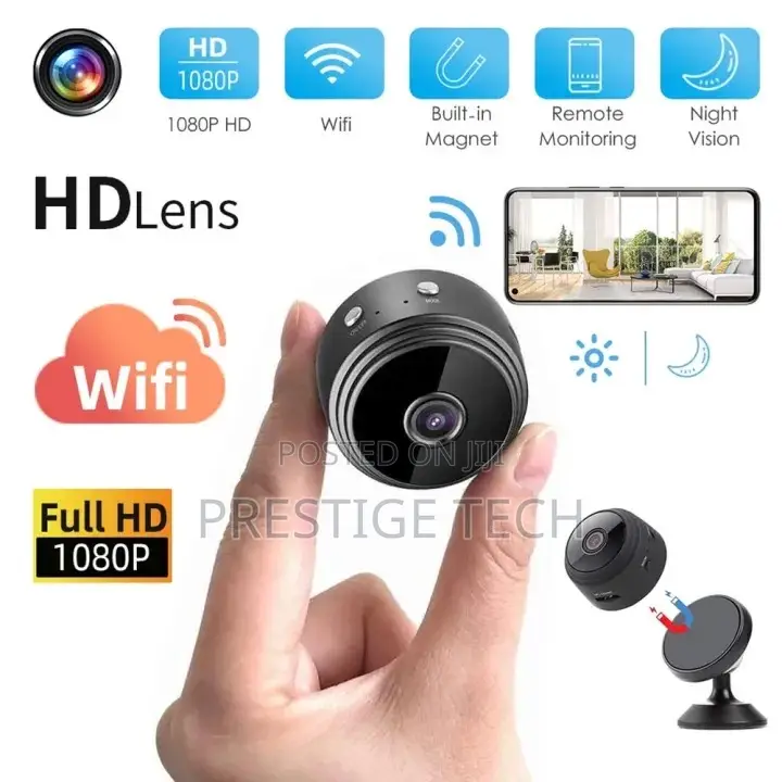 Dioche Mini Wifi Spy Camera 1080p 360 Degree Rotation