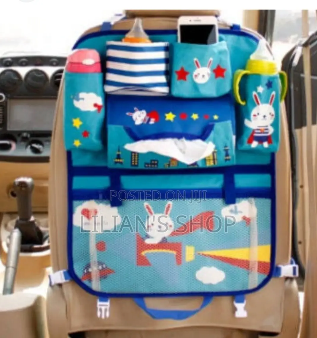 Car Back Seat Pocket Organizer for Children