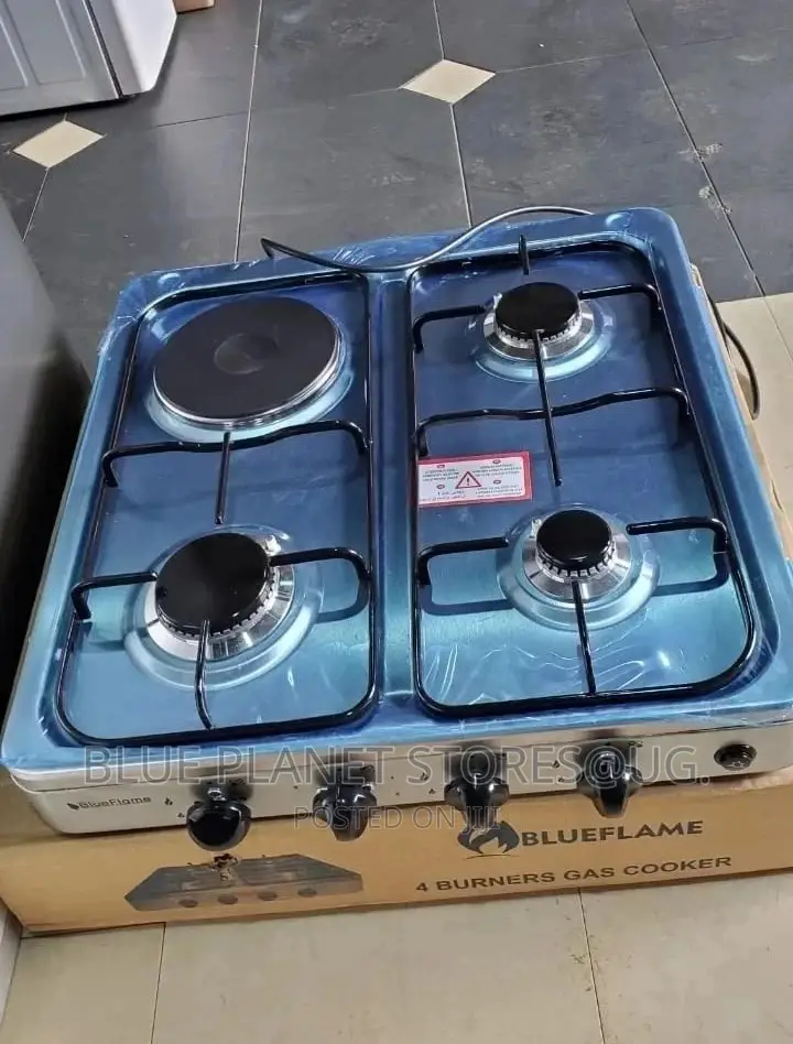 BLUEFLAME 3 Gas + 1 Electric Cooktop Stoves // 50cm × 50cm