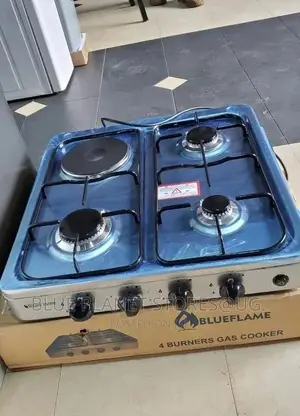 BLUEFLAME 3 Gas + 1 Electric Cooktop Stoves // 50cm × 50cm