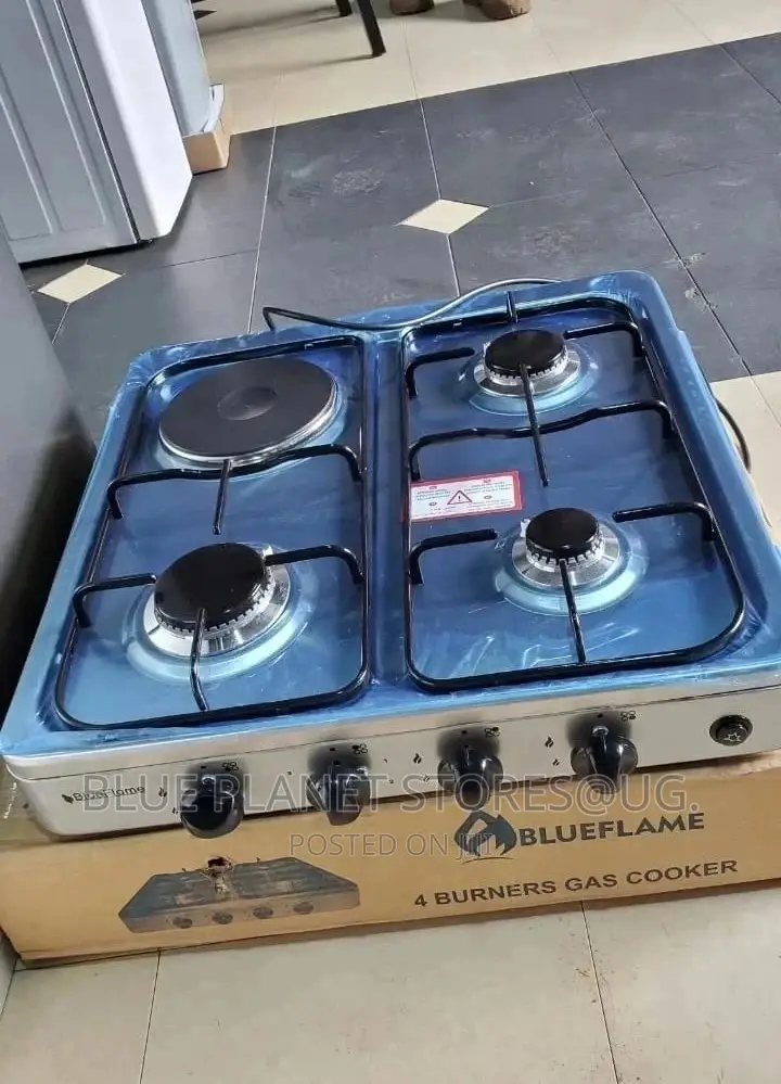 BLUEFLAME 3 Gas + 1 Electric Cooktop Stoves // 50cm × 50cm