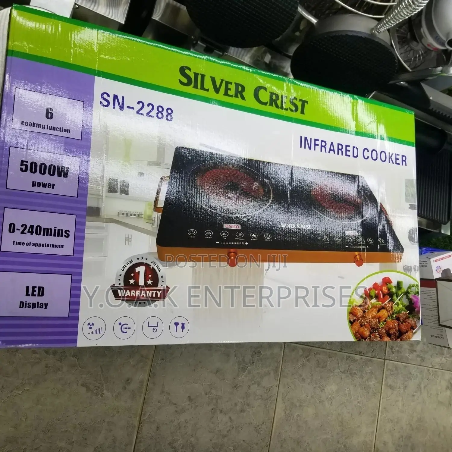 Digital Electric Silver Crest Cooker